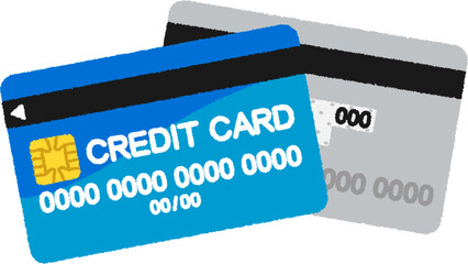 クレジットカードのイラスト	
