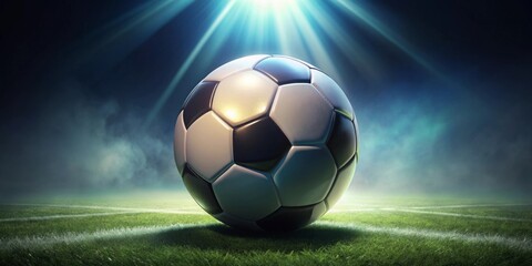 Fototapeta premium Dynamic and engaging soccer ball mockup designs for winning presentations