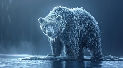 Obraz premium Frozen Bear.