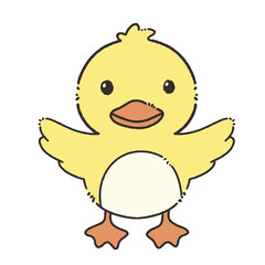 Duck,Happy duck cartoon 