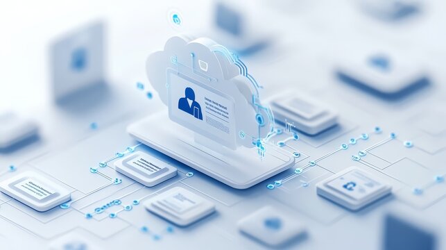 Cloud Computing Network  Data Security  Digital Technology  Server Architecture