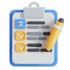 Language test 3D Icon