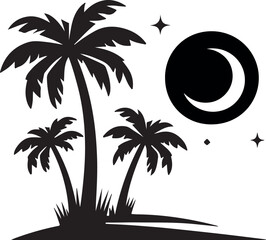 palm tree vector