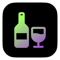Editable wine vector icon. Part of a big icon set family. Perfect for web and app interfaces, presentations, infographics, etc