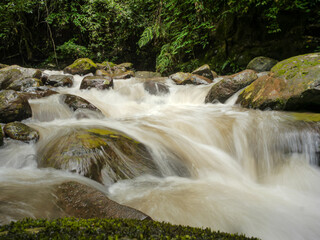 Spun Waterfall in Sapun Village, Boklua, Nan province, is a hidden paradise where crystal-clear...