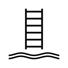 ISO emergency and first aid safety signs_embarkation symbol only