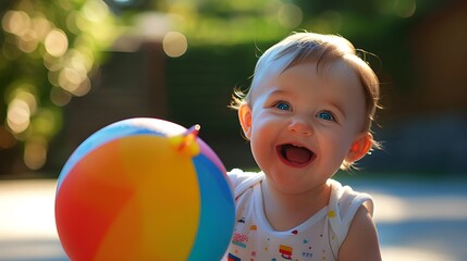 Baby Crawling Through Play Tunnel 