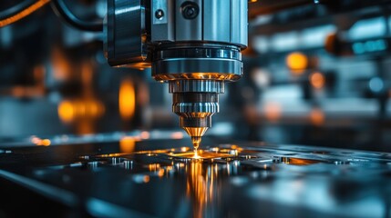 A close-up of high-precision manufacturing processes, where exact measurements and techniques ensure the highest quality output.