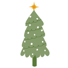 Christmas Tree Decoration Element