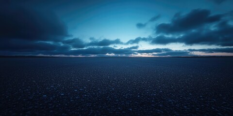 Fototapeta premium Skateboard in empty field