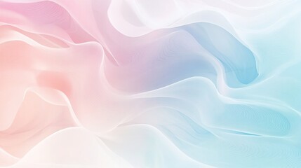Obraz premium Pastel Dream: Abstract, ethereal, and dreamy, this delicate pastel fabric evokes a sense of tranquility and serenity. 