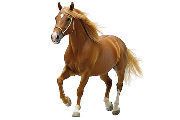 A majestic horse in motion, showcasing its strength and grace. Perfect for equine enthusiasts and animal lovers.