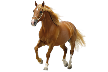 A majestic horse in motion, showcasing its strength and grace. Perfect for equine enthusiasts and animal lovers.