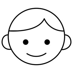 Child Icon Design. Representing Childcare. Kids' Wellbeing. Child Health. Youth Health. Transparent PNG.