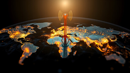 Communication coverage in telecommunication, focusing on global reach, signal strength, and coverage maps.
