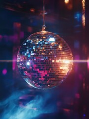 Obraz premium Disco Ball on String