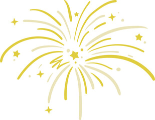 Vector Illustration of New Year Eve's Firework