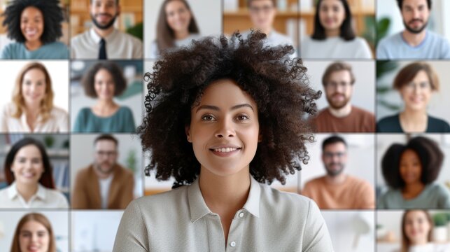 Embracing Diversity in Remote Work: Virtual Meeting of Multicultural Professionals in Home Office Settings