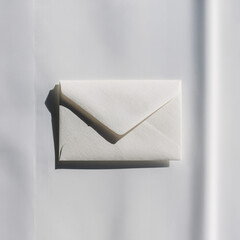 Envelope against white background 