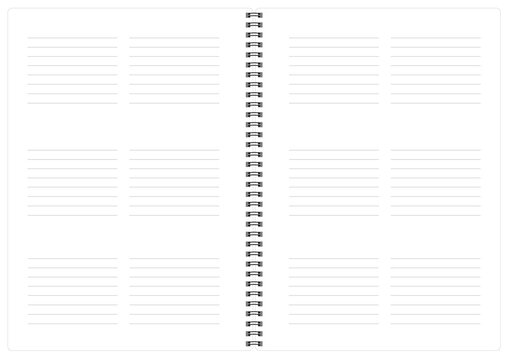 Notebook paper vector illustration eps 10