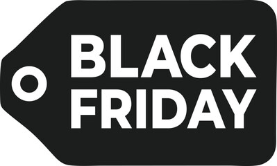 A Price Tag Silhouette Vector