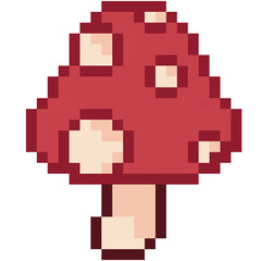 Obraz premium redmushroom pixel 2