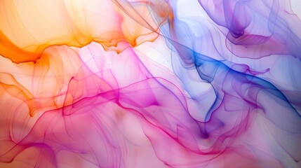 Obraz premium Transparent creativity. Abstract artwork. Trendy wallpaper. Ink colors are amazingly bright, luminous, translucent, free-flowing, and dry quickly. Natural pattern, luxury. ART for your design, ai