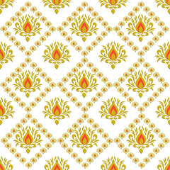 seamless pattern, seamless, wallpaper, floral, vintage, damask, vector, design, texture, flower, decoration, ornament, antique, illustration, retro, decor, baroque, art, textile, fabric, leaf, backdro