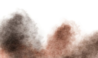 watercolor grungy gradient texture border rough abstract background shine bright light dark and glow template empty space , grainy noise grungy texture on transparent background cutout