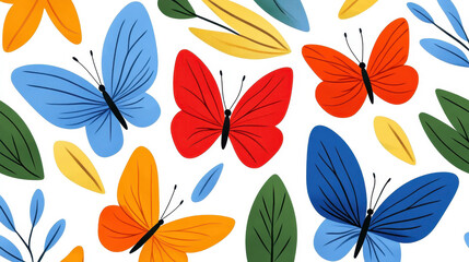 Discover seamless patterns of vintage butterfly gardens, perfect for DIY projects and home decor inspiration for creative lovers
