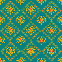 seamless pattern with flowers pattern, seamless, wallpaper, damask, vintage, floral, vector, decoration, design, antique, decor, baroque, illustration, art, texture, flower, retro, ornament, textile