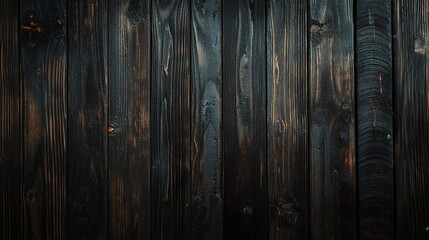 Dark Rustic Wooden Background: The rich texture of weathered dark wood planks create a moody and inviting backdrop for your designs. 