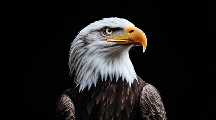 Obraz premium Close-up Portrait of an American Bald Eagle