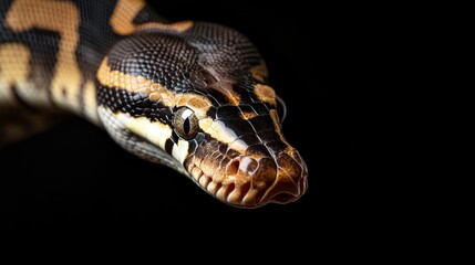 Fototapeta premium Close-up Portrait of a Ball Python