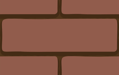 Abstract brown brick wall background, seamless pattern. Brick wall texture as abstract background. 