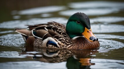 Obraz premium Duck on the lake