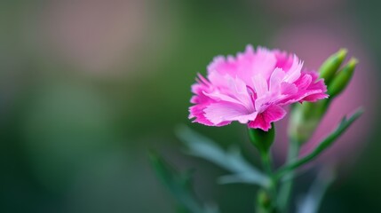 Fototapeta premium pink flowers, softly blurred