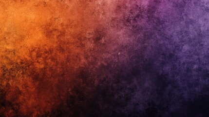 Abstract Orange and Purple Gradient with Speckled Texture