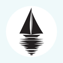 Black sail vector