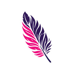 Feather vector template