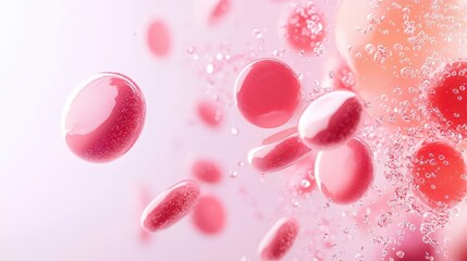 Fototapeta premium Illustration of cholesterol s role in vitamin D synthesis, cholesterol and vitamin D, health, cholesterol in vitamin D production