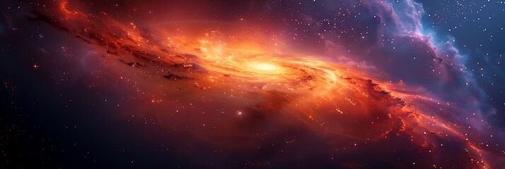 Obraz premium Abstract illustration of a black hole with a 3D accretion disk glowing intensely where 2D particles spiral inwards visualizing the process of matter being consumed by the black hole