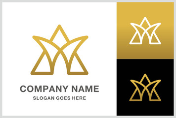 Geometric Triangle Letter A Business Company Stock Vector Logo Design Template