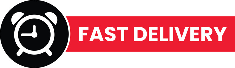 Fast Delivery Ecommerce Icon Call To Action Button Offer Design Marketing Symbol