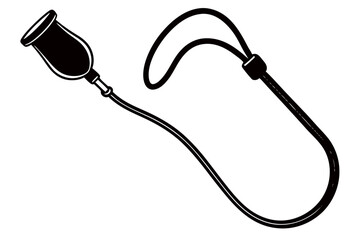 Creative medical instrument Silhouette Vector Art Illustration