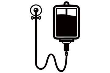 Creative medical instrument Silhouette Vector Art Illustration