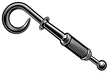 Creative medical instrument Silhouette Vector Art Illustration