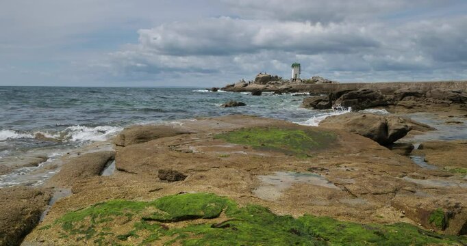 Pointe de Trevignon, Tregunc, Finistere department, Brittany, France
