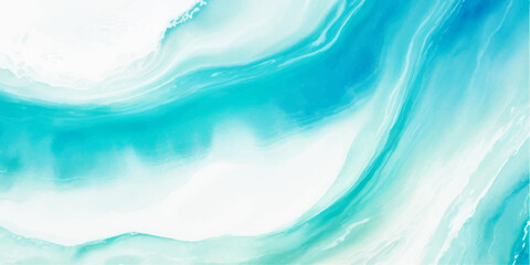 abstract soft blue and green abstract water color ocean wave texture background. Banner Graphic Resource as background for ocean wave and water wave abstract graphics	