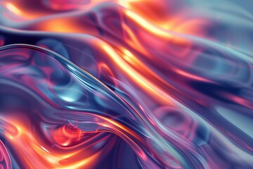 Fototapeta premium Abstract liquid background with vibrant colors and fluid shapes.